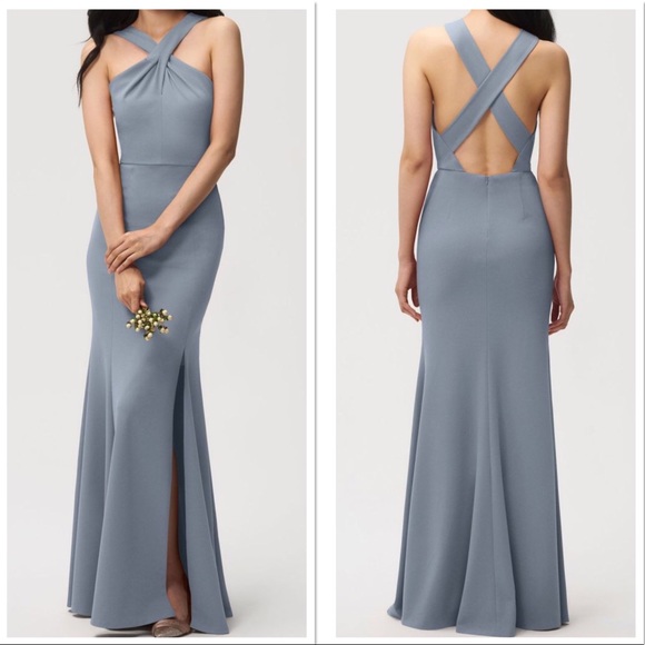 Jenny Yoo Dresses & Skirts - Jenny Yoo NWT Kayleigh Mayan Blue Bridesmaid Dress